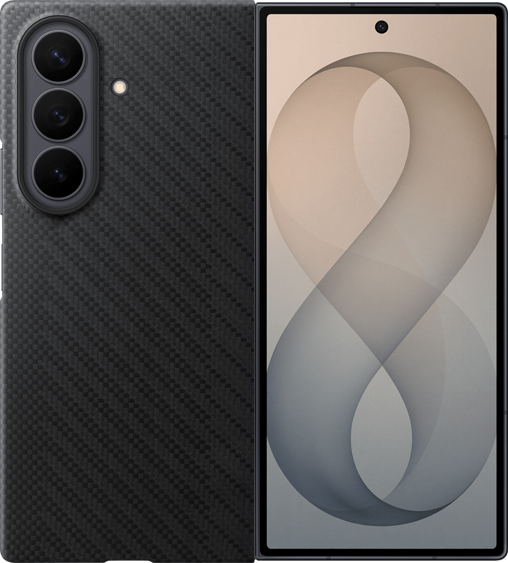 Samsung Galaxy Fold8 Ultra Carbon Magnet -Qi2 suojakuori