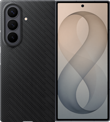 Samsung Galaxy Fold8 Ultra Carbon Magnet -Qi2 suojakuori Musta