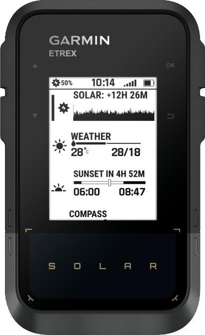 Garmin eTrex Solar -GPS-käsilaite
