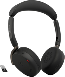 Jabra Evolve3 65 Flex Link390A MS Stereo -langattomat kuulokkeet musta