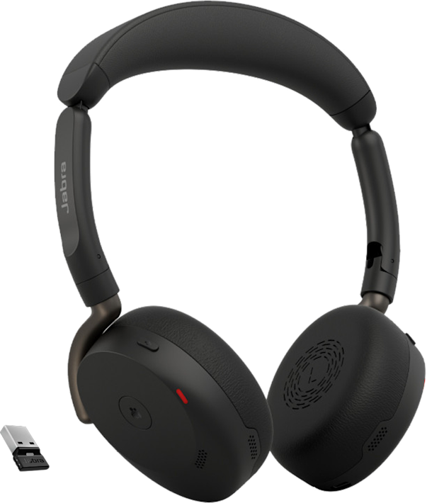 Jabra Evolve3 65 Flex Link390A MS Stereo -langattomat kuulokkeet musta