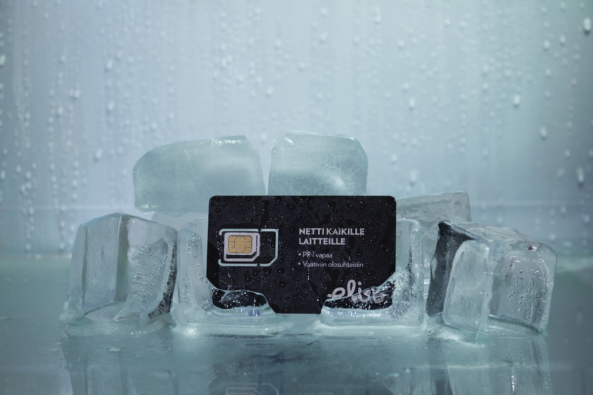 SIM-kortti jäässä