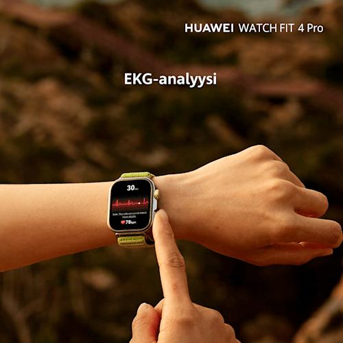 Huawei Watch Fit 4 Pro Vihreä nylonranneke