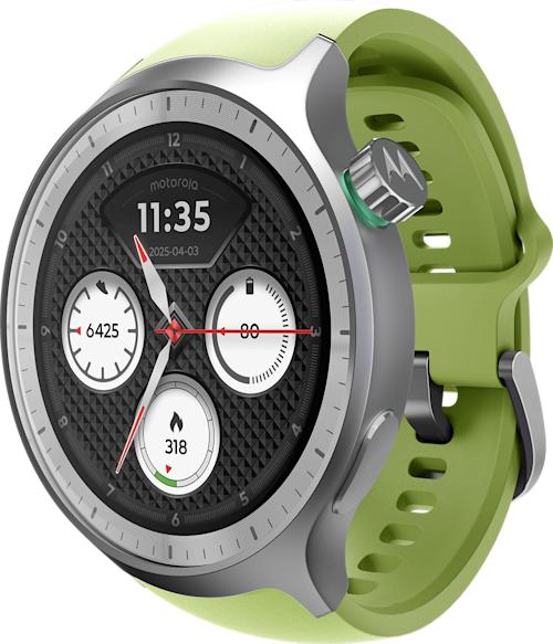 Motorola Moto Watch Silver + Herbal Garden