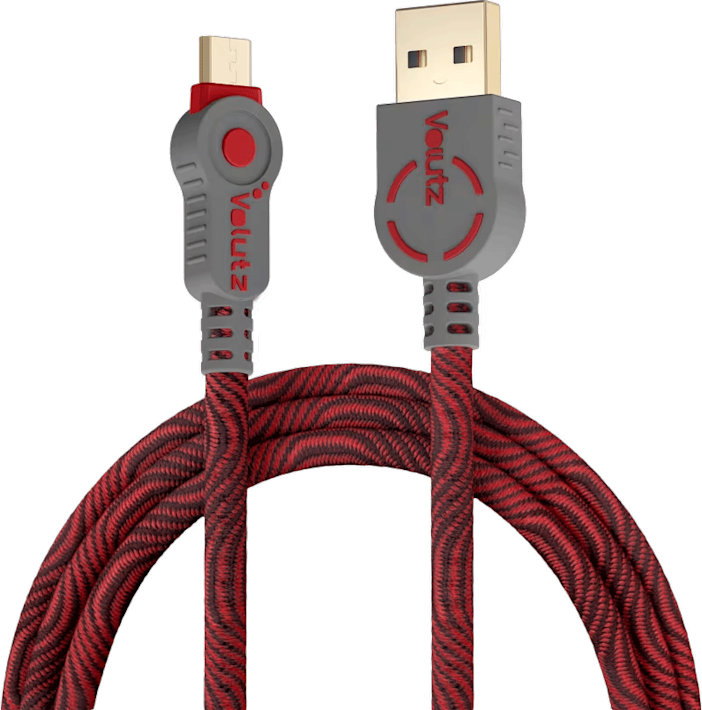Volutz Micro-USB to USB -kaapeli Ruby 2m