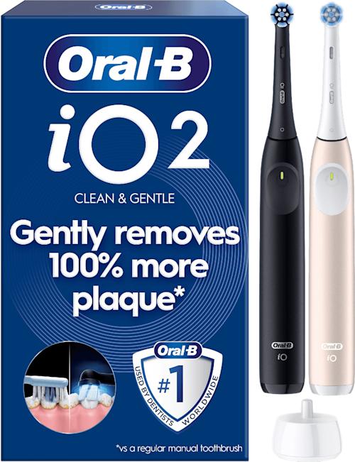 Oral-B iO2 Duo Sähköhammasharja tuplarungolla Musta ja Pinkki