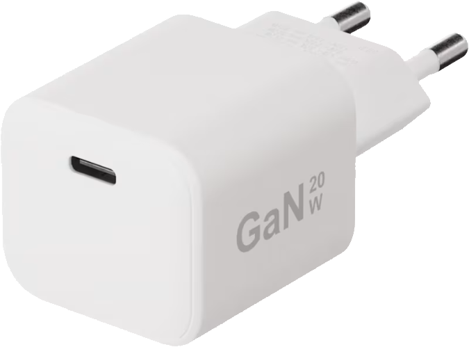 X2O 20W PD GaN USB-C -laturi valkoinen