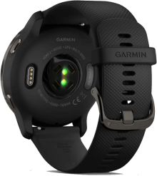 Garmin Venu 2 45 mm -GPS-älykello Musta-Tummanharmaa