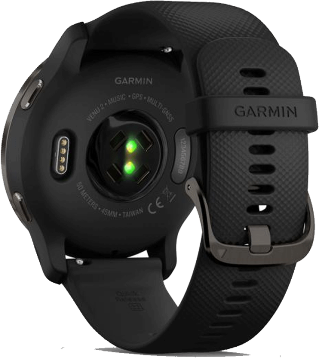 Garmin Venu 2 45 mm -GPS-älykello Musta-Tummanharmaa