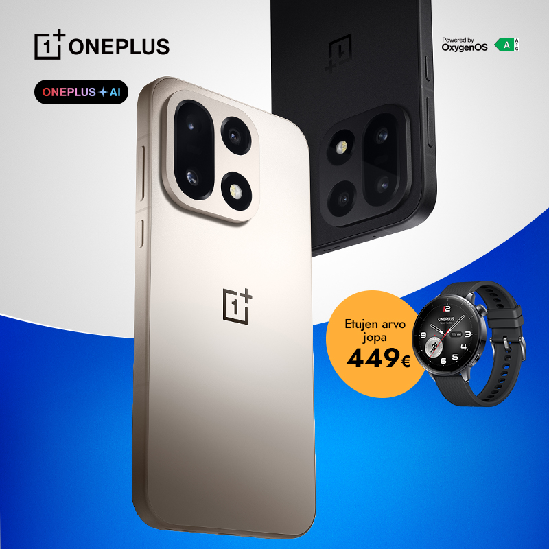 OnePlus 15 on täällä