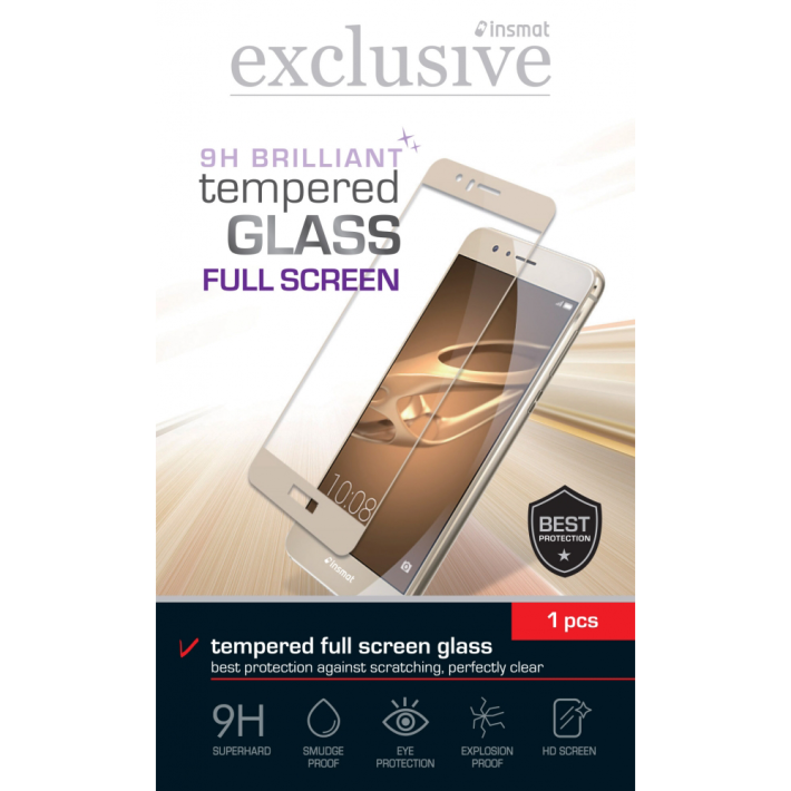 Samsung Galaxy A20e -näytönsuojalasi Insmat Brilliant Glass musta