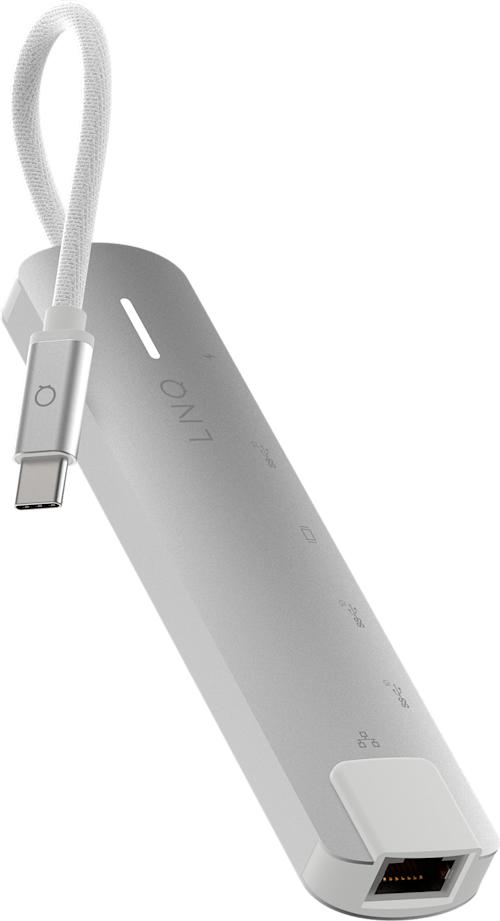 LINQ 6 in 1 PRO 140W USB-C Multiport Hub -adapteri