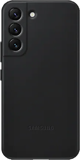 Samsung Galaxy S22 -suojakuori Leather Cover Black