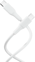 X2O Superflex 60W PD USB-C to USB-C 1,5 m -kaapeli valkoinen