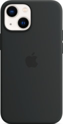 Apple iPhone 13 mini -silikonikuori MagSafe keskiyönsininen