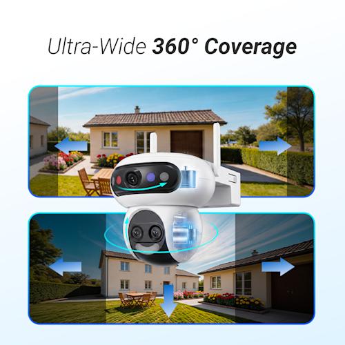Ezviz H90f Triple 3K Wi-Fi -valvontakamera