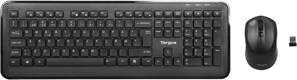 Targus Full-Size -langaton näppäimistö ja hiiri