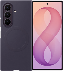 Samsung Galaxy Fold8 Ultra Silicone Magnet -Qi2 suojakuori Violetti