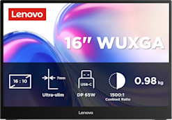 Lenovo L16 16 tuumainen kannettava -näyttö