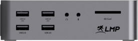 Cropmark LMP 15-porttinen USB-C -telakointiasema