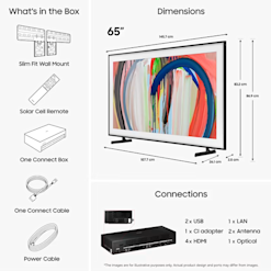Samsung The Frame 65 tuumainen 4K Vision AI Smart TV (2026)