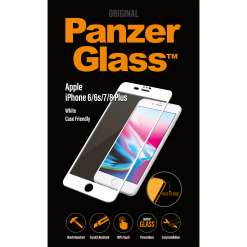 PanzerGlass Apple iPhone 6/6s/7/8 Plus -näytönsuojalasi valkoinen