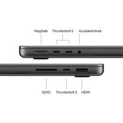 Apple MacBook Pro 14 (PROLED XDR) M5 Pro 15-coreCPU/16-coreGPU/24GB/1TB/musta