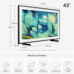 Samsung The Frame 43 tuumainen QLED 4K TV (2025)