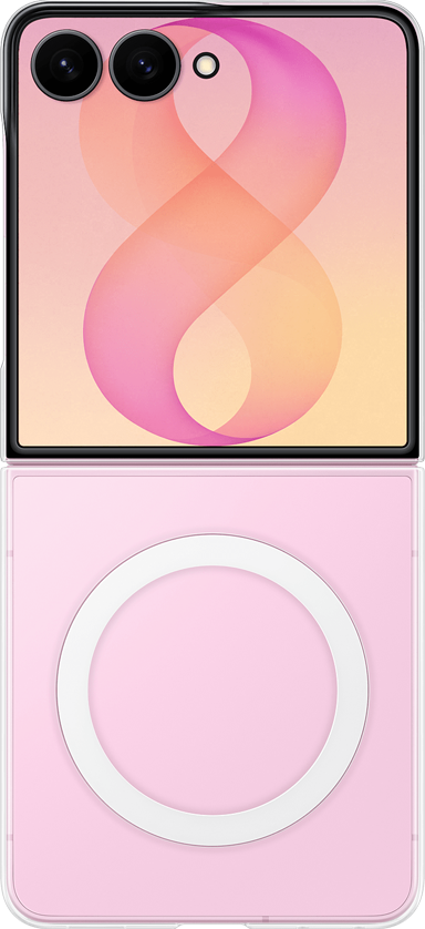 Samsung Galaxy Flip8 Clear Magnet -Qi2 suojakuori