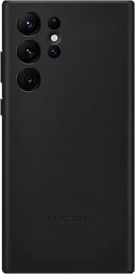 Samsung Galaxy S22 Ultra -suojakuori Leather Cover Black
