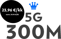 N/A Yritysdata 5G (300M) hintaetu