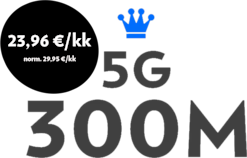 N/A Yritysdata 5G (300M) hintaetu