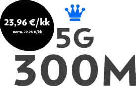 Yritysdata 5G (300M) hintaetu