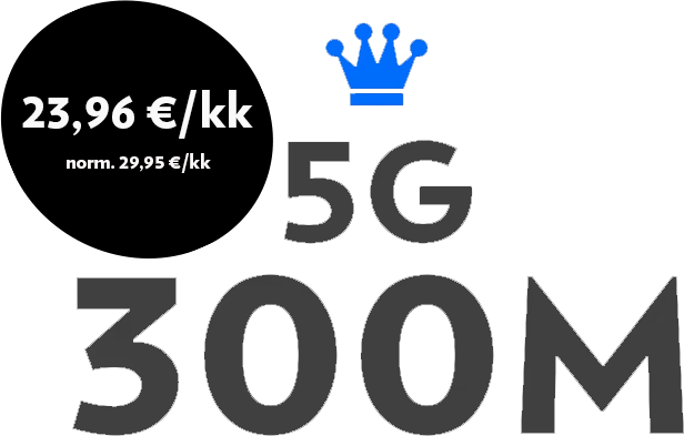 N/A Yritysdata 5G (300M) hintaetu