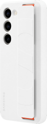 Samsung Galaxy S23 -suojakuori Silicone Grip Cover Valkoinen