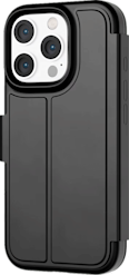 Tech21 Evo Lite iPhone 16 Pro -lompakkokotelo Musta