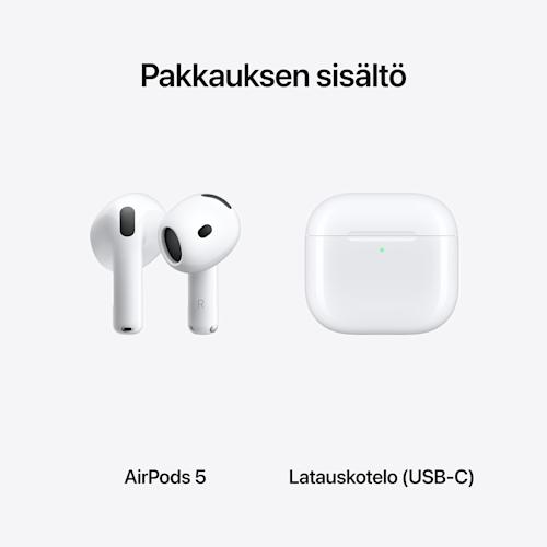 Apple AirPods 5 langattomalla latauskotelolla