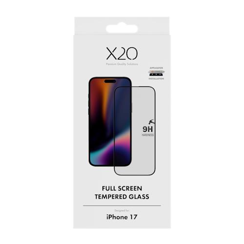 X2O Full Screen Panssarilasi iPhone 17 sarjalle