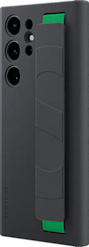 Samsung Galaxy S23 Ultra -suojakuori Silicone Grip Cover Musta