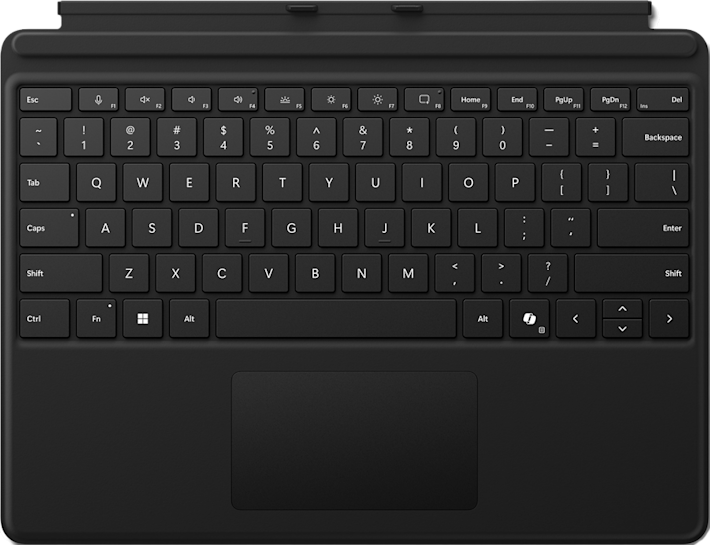 Microsoft Surface Pro 11/10 TypeCover -näppäimistö CoPilot musta