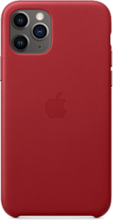 Apple iPhone 11 Pro -nahkakuori punainen