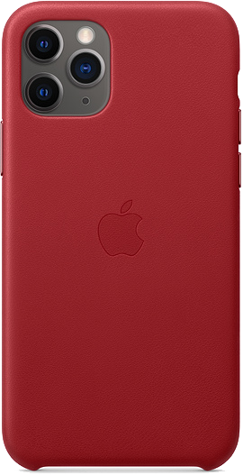 Apple iPhone 11 Pro -nahkakuori punainen