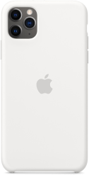 Apple iPhone 11 Pro Max -silikonikuori valkoinen