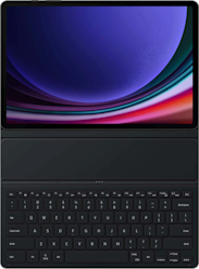 Samsung Galaxy Tab S9+ -ohut näppäimistökotelo Musta