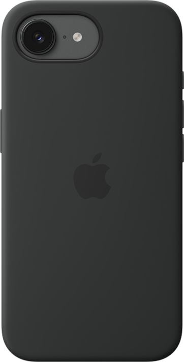 Apple iPhone 17e Silicone Case -suojakuori MagSafella Musta