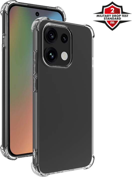 X2O OPPO Reno16 F Anti-Shock -suojakuori kirkas