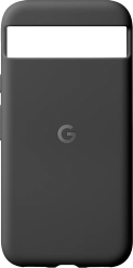 Google Pixel 8a -silikonikuori Obsidian