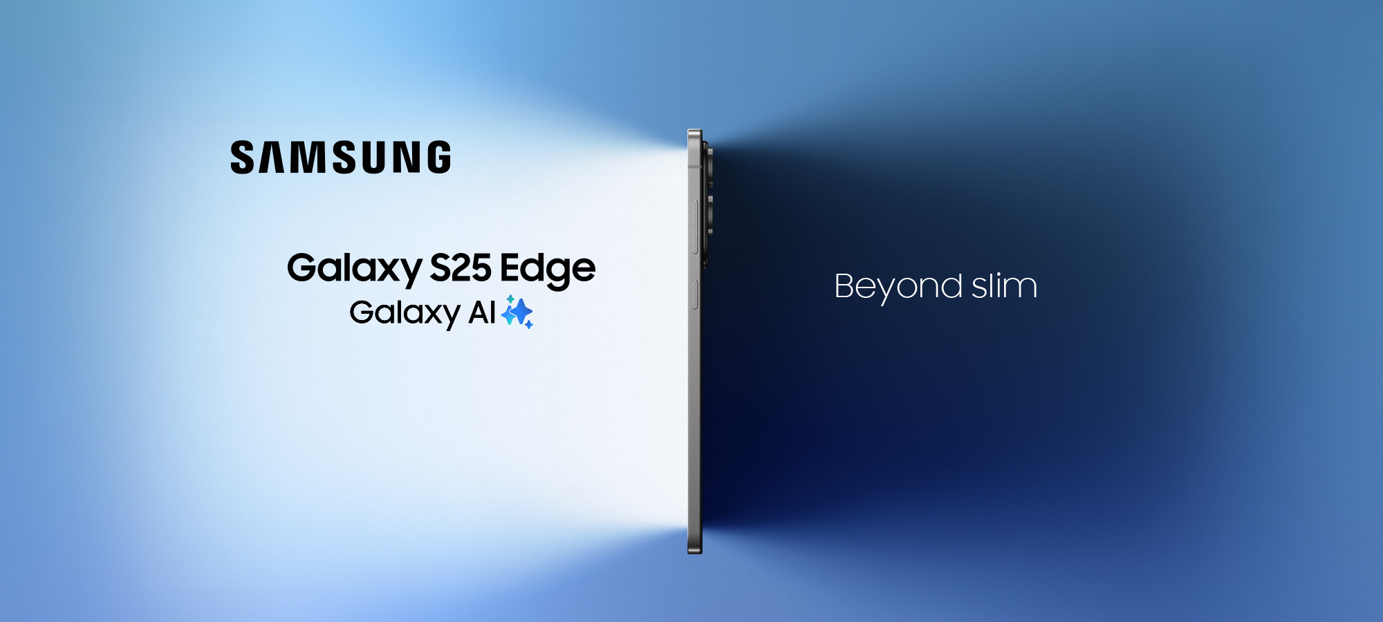 Samsung Galaxy S25 Edge. Asiakasetuhintaan. Tuplasti tallennustilaa.