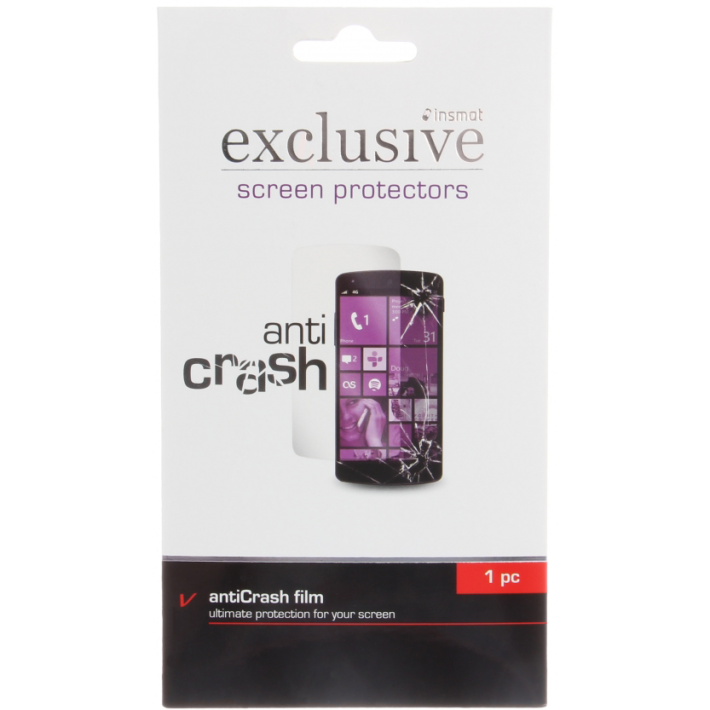 Nokia 5.1 -näytönsuojakalvo Insmat AntiCrash Full Screen