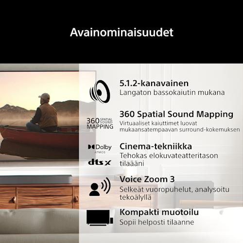 Sony Bravia Theatre Bar 7 soundbar ja Sub 7 subwoofer